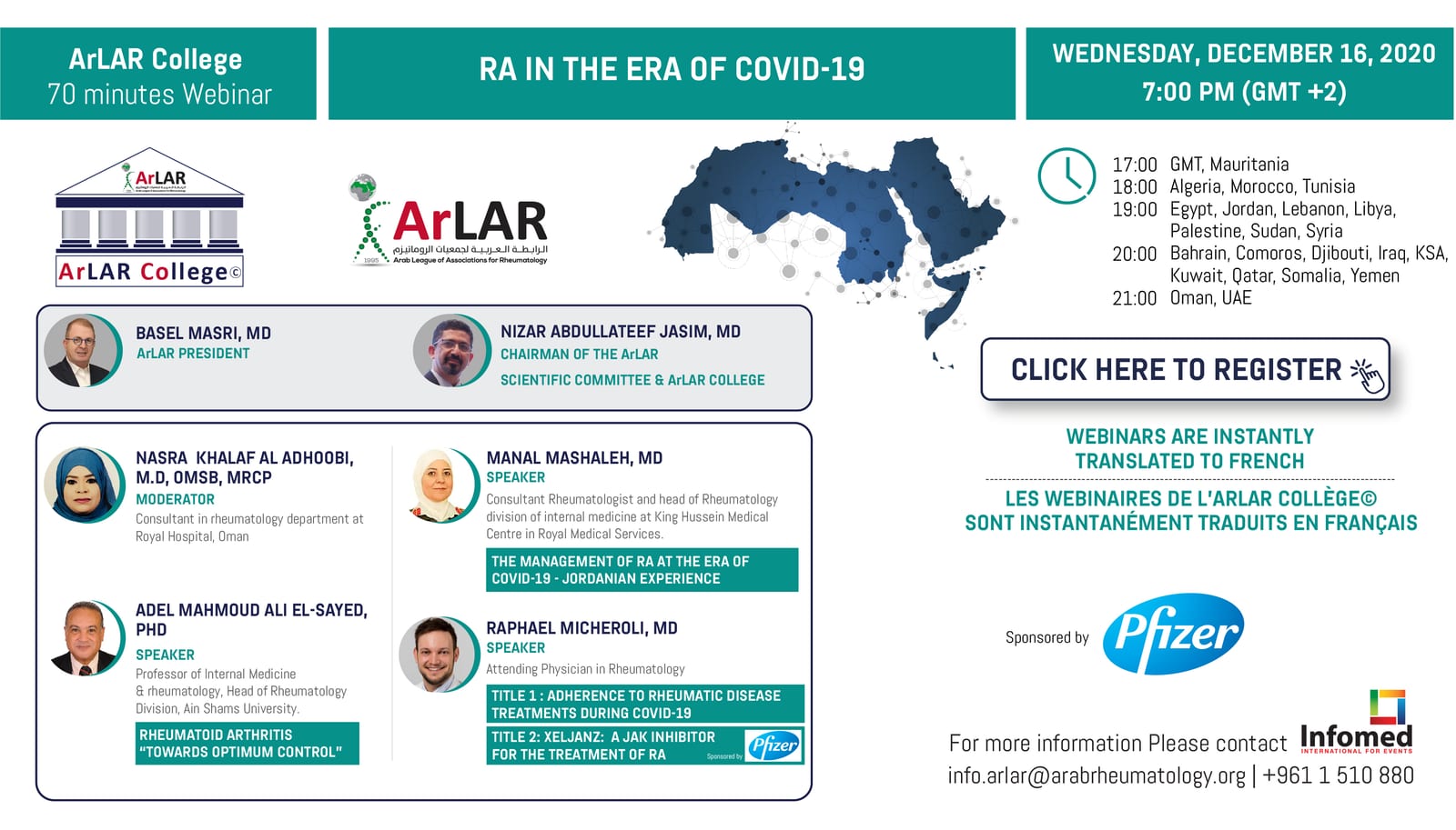 ArLAR College RA IN THE ERA OF COVID-19 Webinar